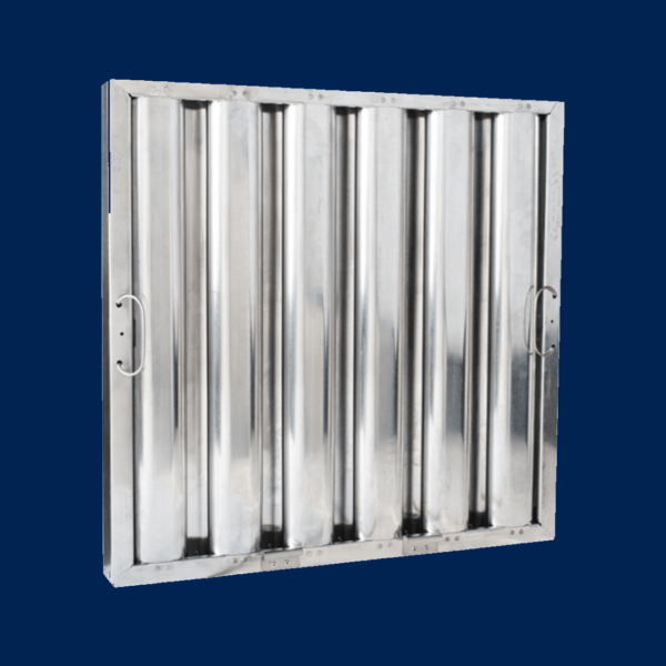 96149786 - Stainless Steel Spark Arrestors Kleen-Gard Grease Filters - 3/8" Undersized on Length & Width. 2-No. 994 Snap-In Handles Installed. Dimensions: 16 x 20